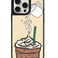 iPhone Leather Grip Case - Coffee Frappe