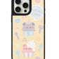 iPhone Leather Grip Case - Cupcake