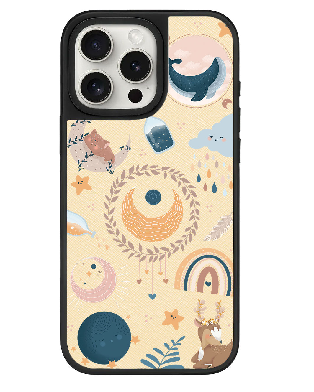 iPhone Leather Grip Case - Boho