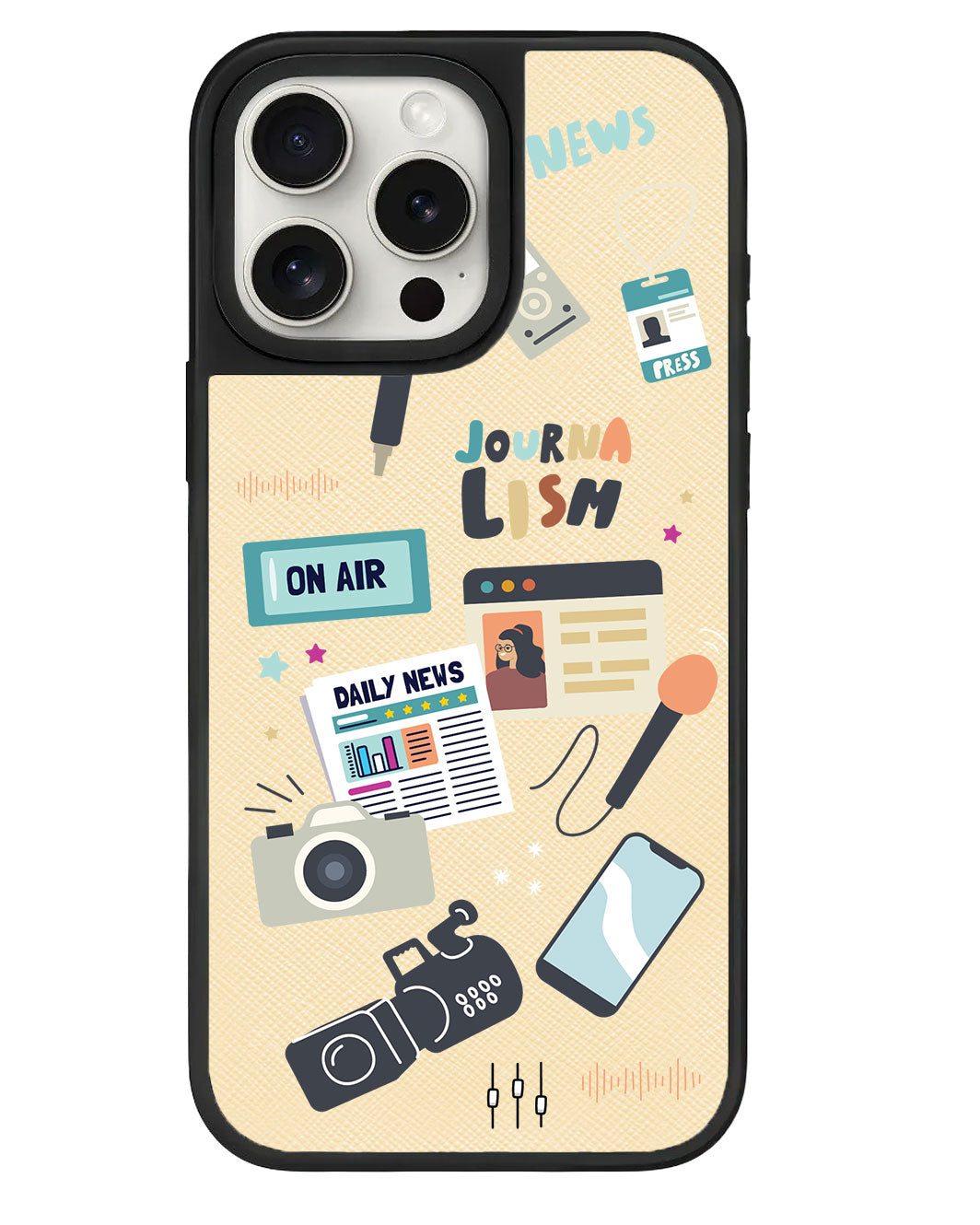 iPhone Leather Grip - Journalist