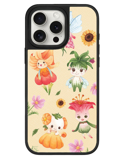 iPhone Leather Grip - Magical Garden