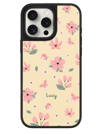 iPhone Leather Grip - Pink Delight