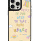 iPhone Leather Grip Case - Space