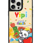 iPhone Leather Grip Case - Yipi Baby Panda