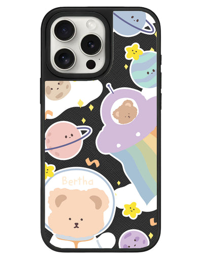 iPhone Leather Grip - Astrobear