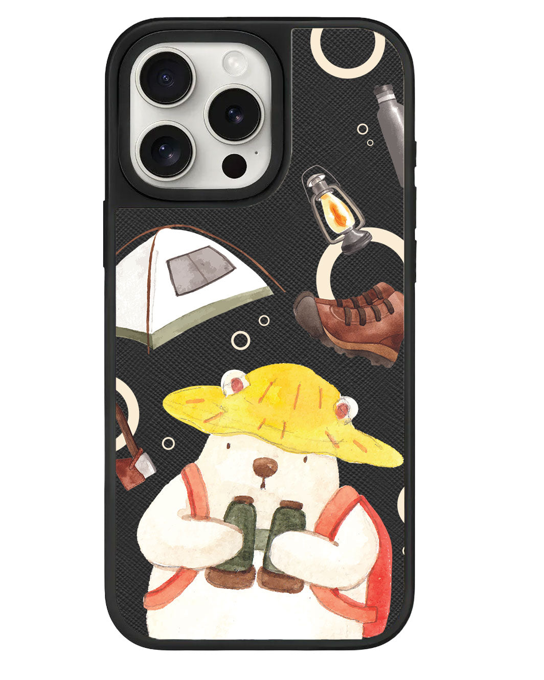 iPhone Leather Grip - Adventure of Bear