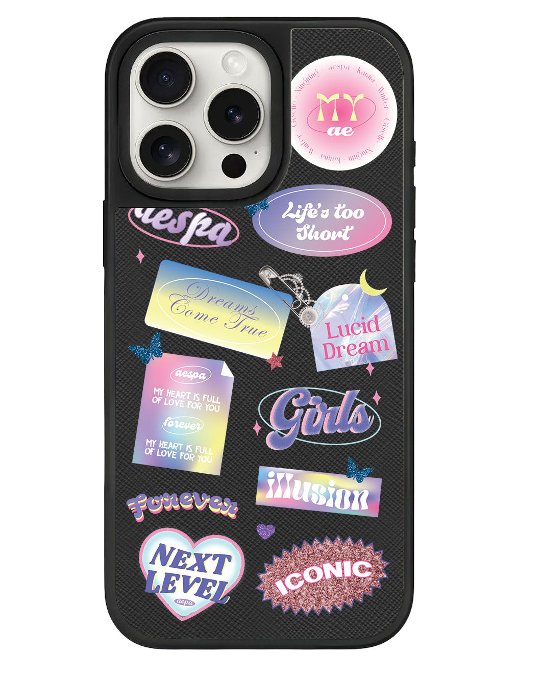 iPhone Leather Grip Case - Aespa Girls Pack