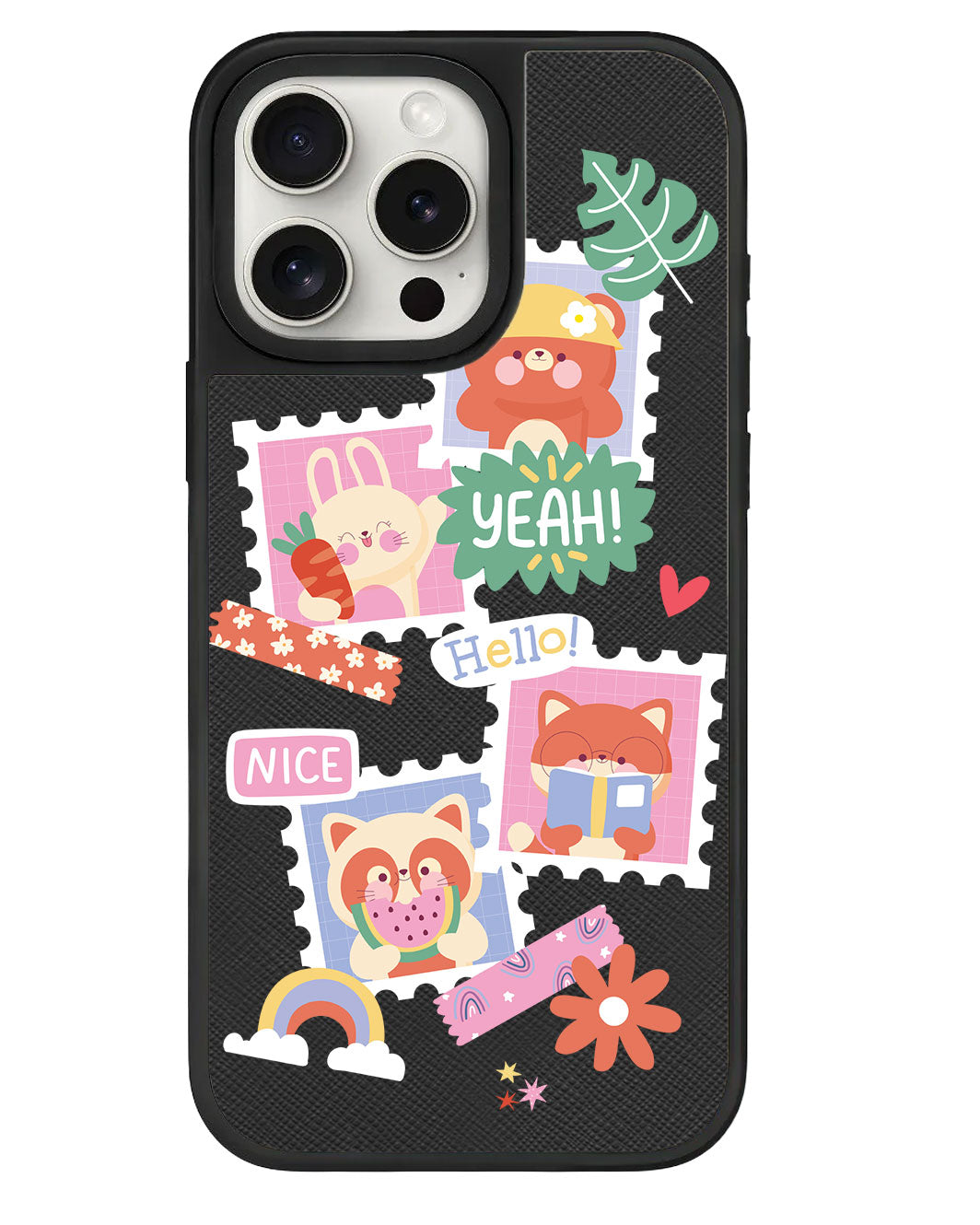 iPhone Leather Grip Case - Animal Squad