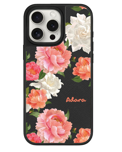 iPhone Leather Grip - August Peony