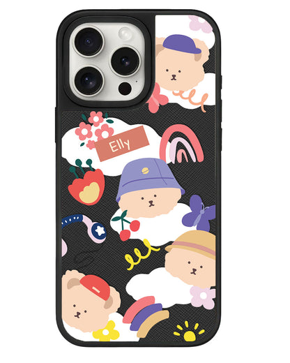 iPhone Leather Grip - Bear in Style