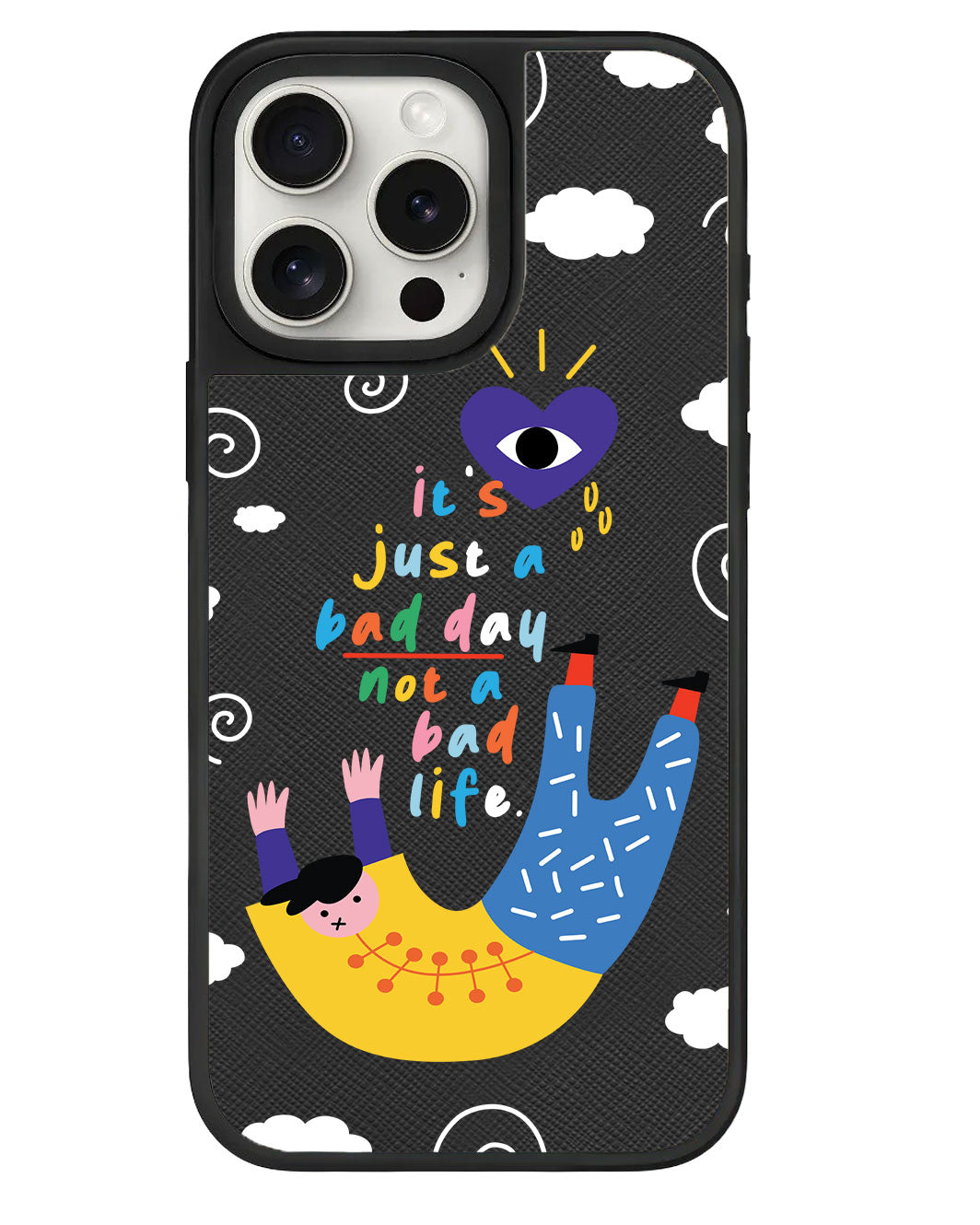 iPhone Leather Grip - Bad Day