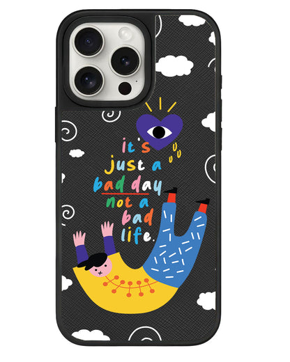 iPhone Leather Grip - Bad Day