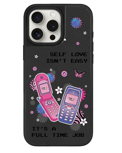 iPhone Leather Grip - Busy Love Myself