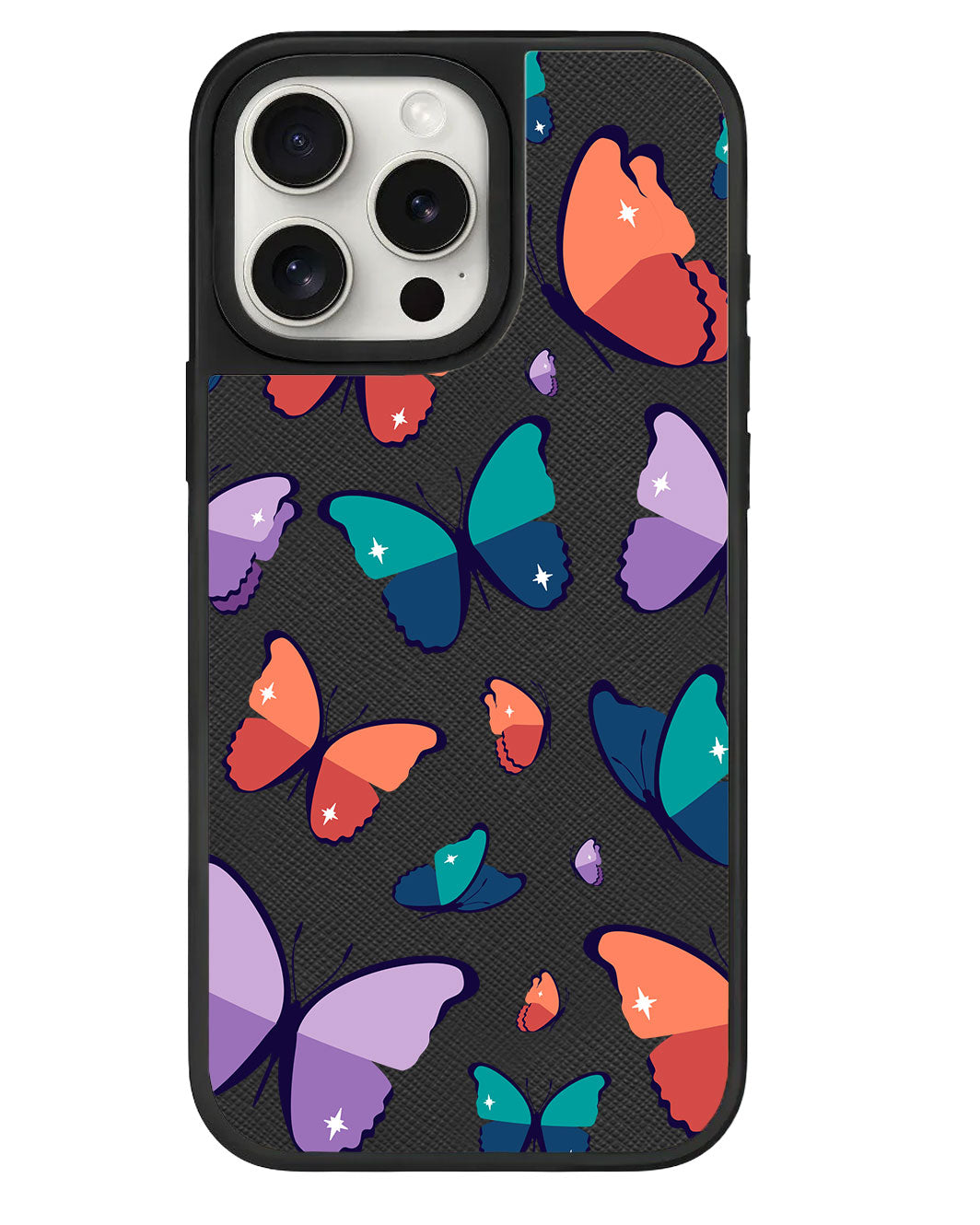 iPhone Leather Grip Case - Butterfly