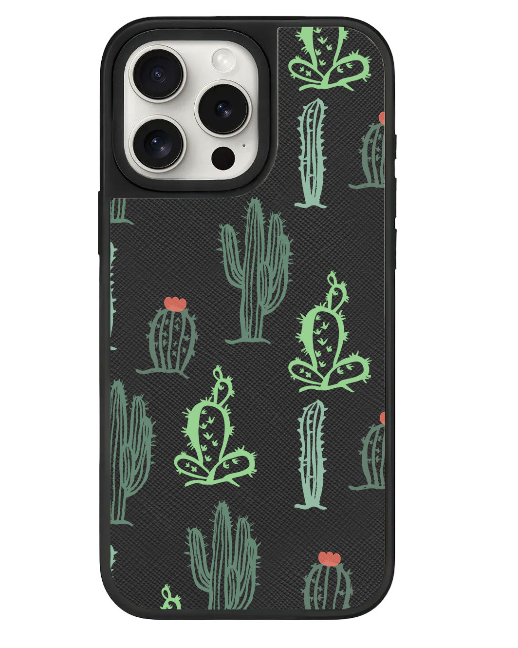 iPhone Leather Grip Case - Cactus