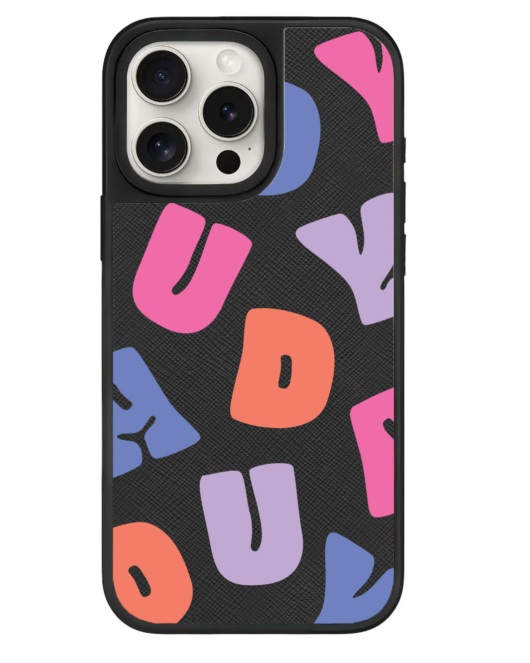 iPhone Leather Grip - Chubby Monogram