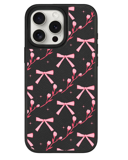 iPhone Leather Grip - Coquette Floral