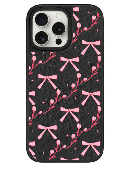 iPhone Leather Grip - Coquette Floral