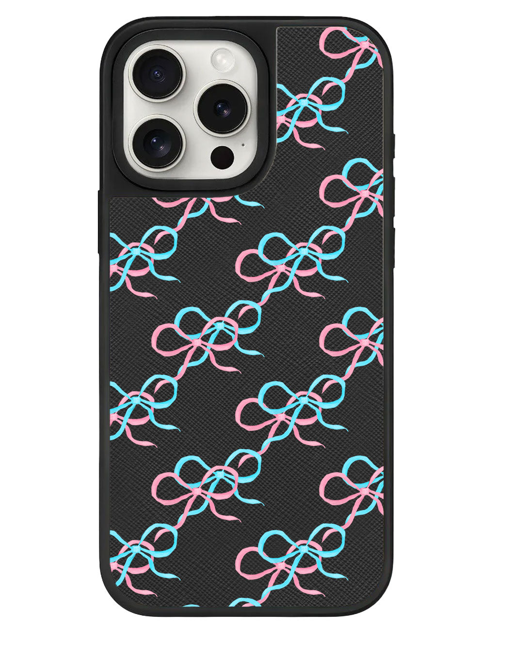 iPhone Leather Grip - Coquette Overlap Bow