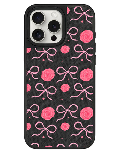 iPhone Leather Grip - Coquette Rose