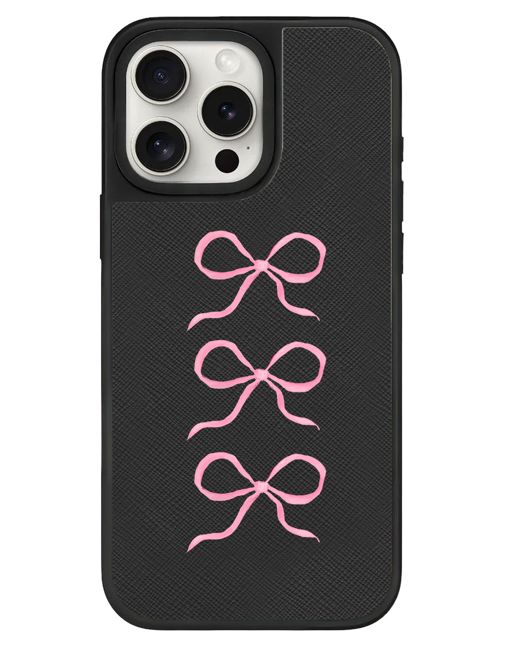 iPhone Leather Grip - Coquette Triple Bow