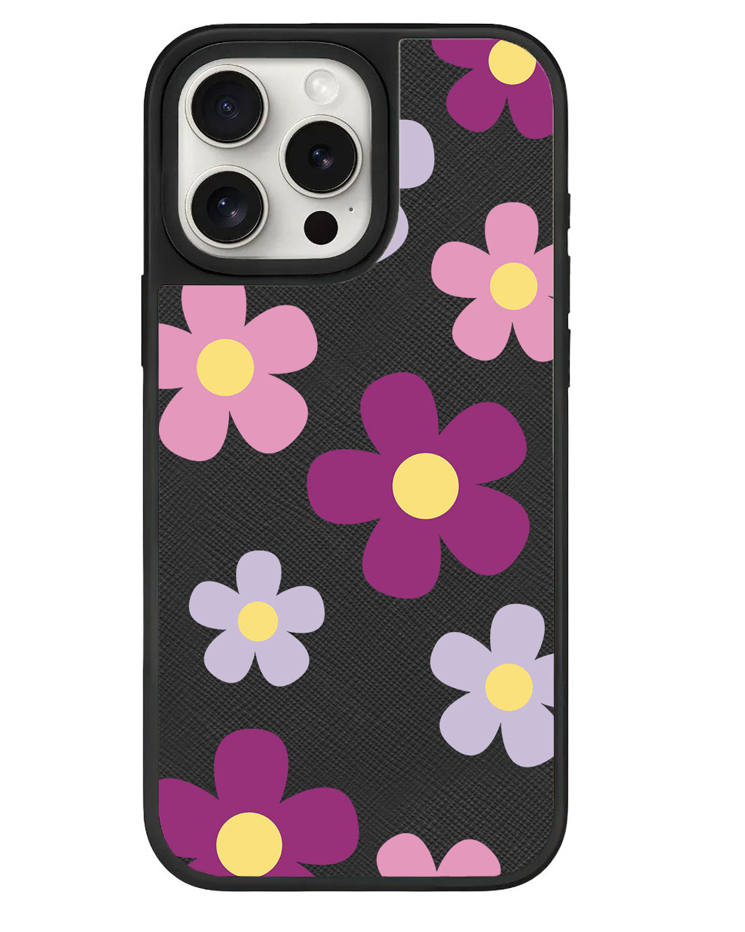 iPhone Leather Grip Case - Daisy Paradise