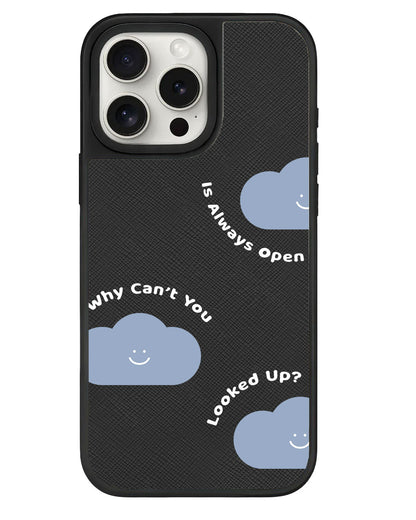 iPhone Leather Grip - Dark Cloud