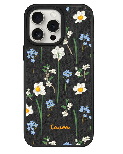 iPhone Leather Grip - December Narcissus