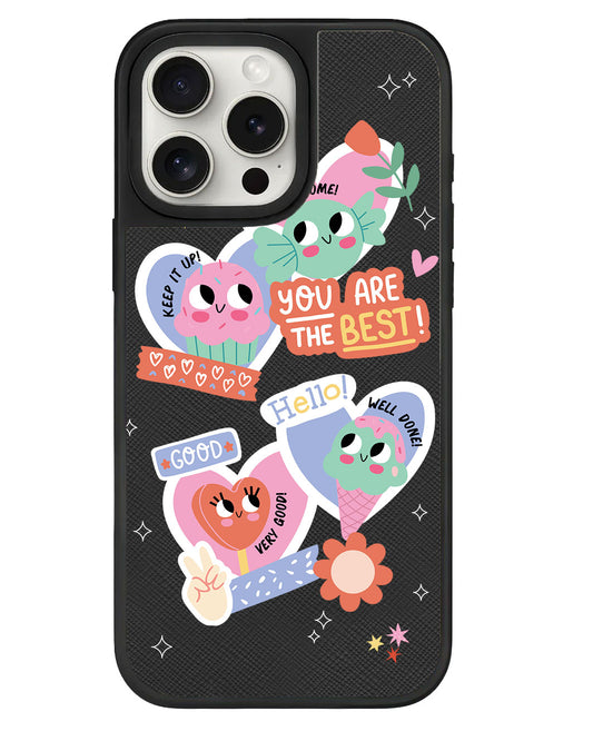 iPhone Leather Grip - Dessert Party