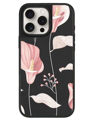 iPhone Leather Grip - Easter Lily