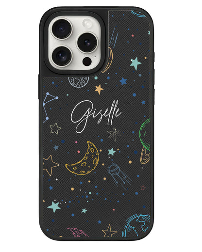 iPhone Leather Grip - Galaxy