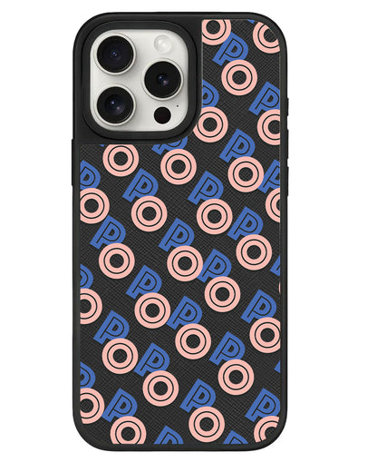 iPhone Leather Grip - Initial Monogram 1.0