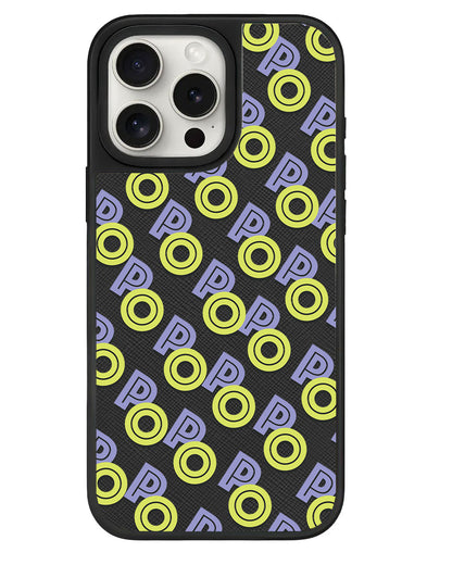 iPhone Leather Grip - Initial Monogram 2.0