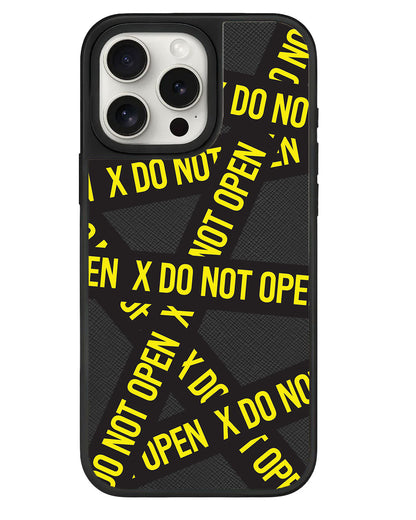 iPhone Leather Grip - Do Not Open 1.0