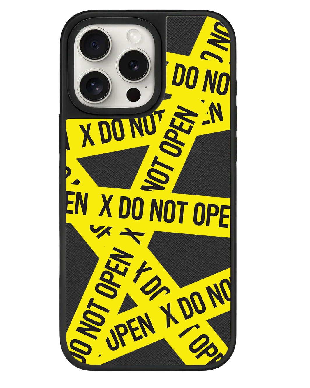 iPhone Leather Grip - Do Not Open 2.0