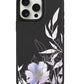 iPhone Leather Grip Case - Purple Lily