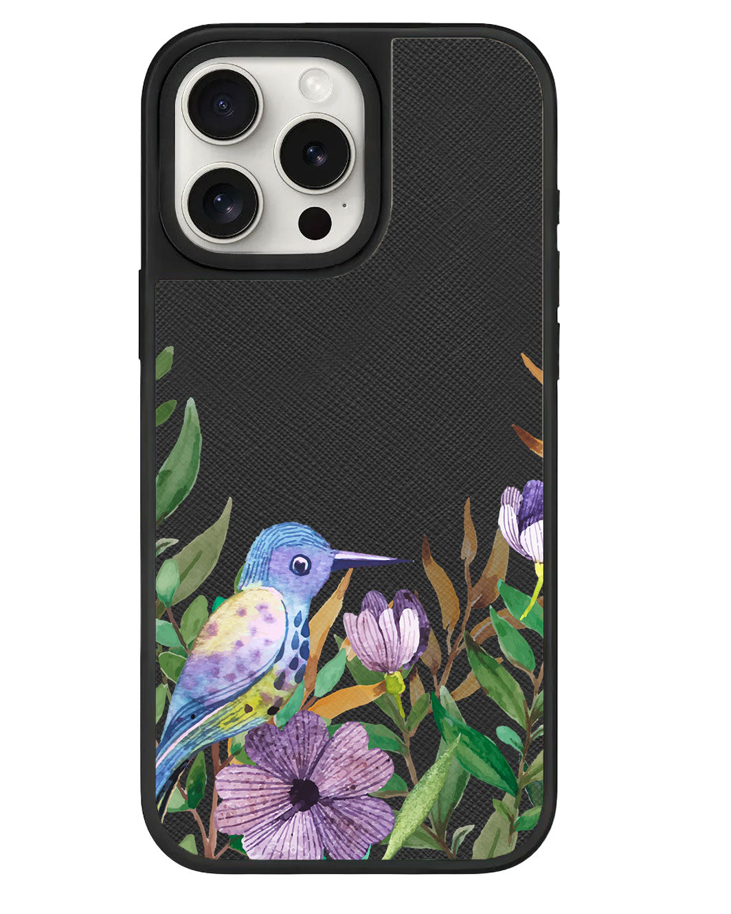 iPhone Leather Grip Case - Orchid