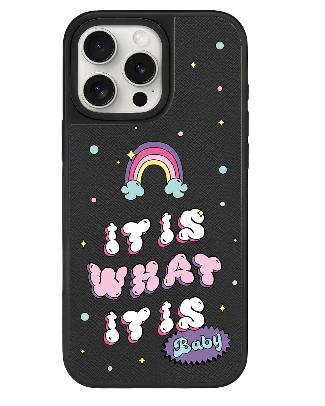 iPhone Leather Grip - It Is What It Is Baby