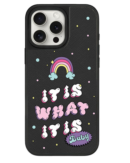 iPhone Leather Grip - It Is What It Is Baby