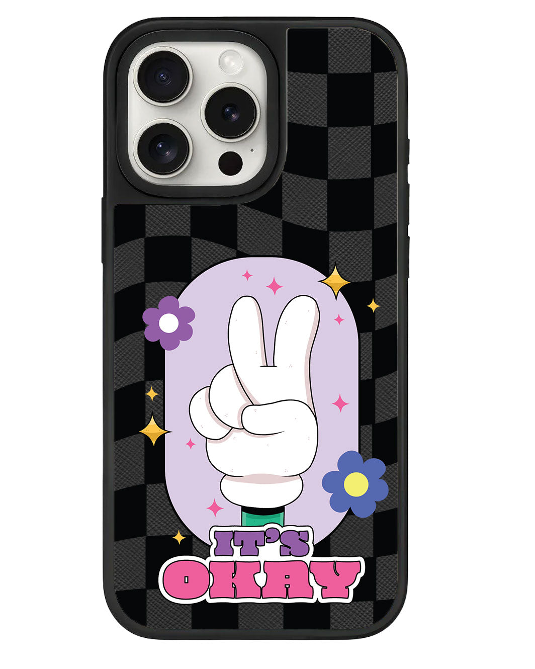 iPhone Leather Grip - It's OK