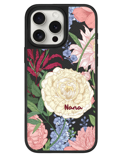 iPhone Leather Grip - July Delphinium