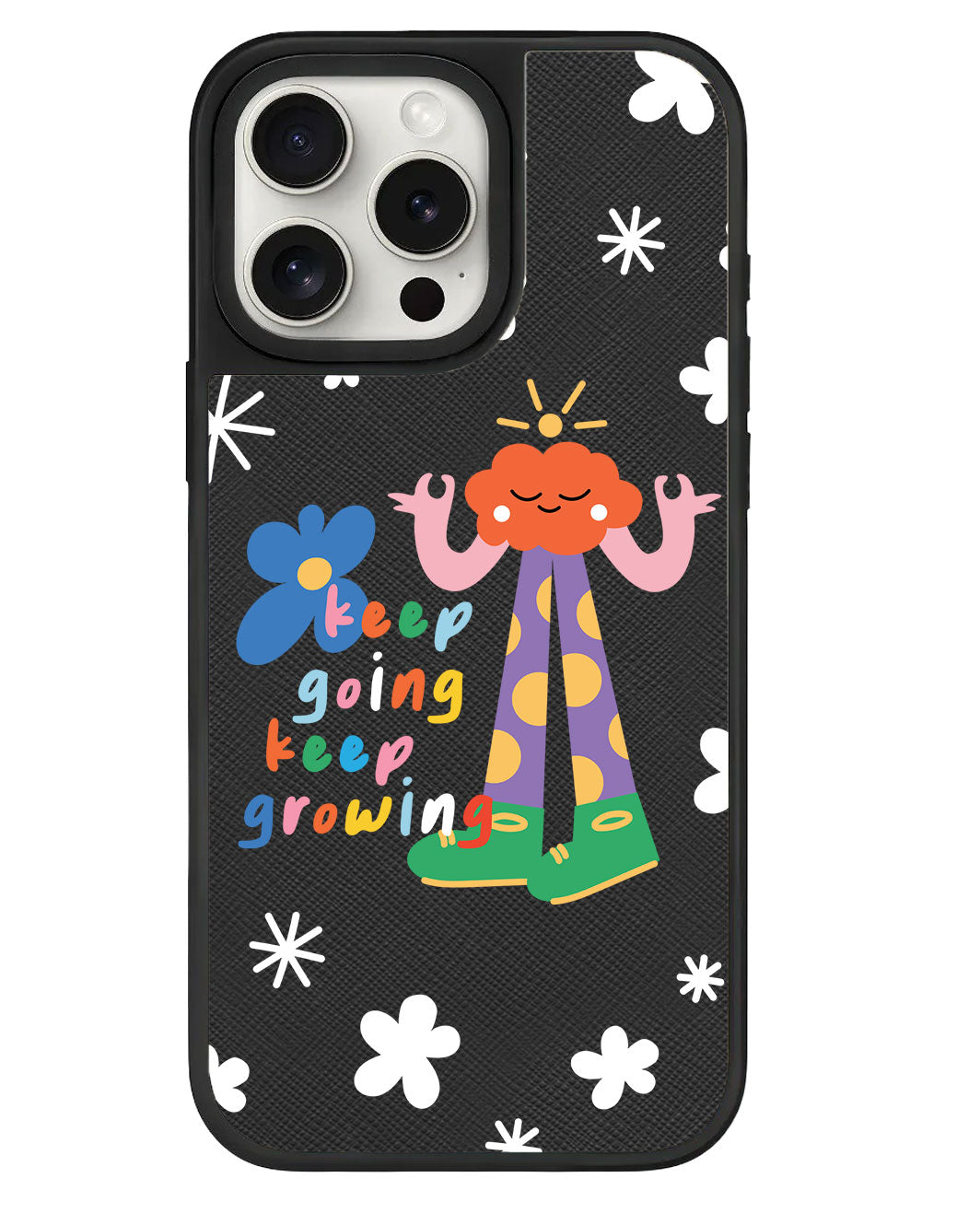 iPhone Leather Grip - Keep Growing