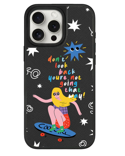 iPhone Leather Grip - Keep Moving