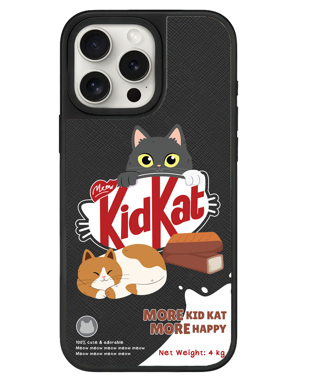 iPhone Leather Grip - Kidkat
