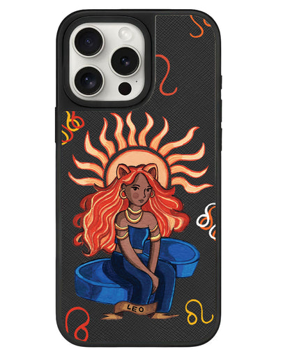 iPhone Leather Grip - Leo