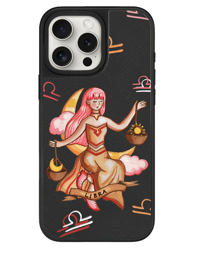 iPhone Leather Grip - Libra