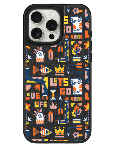 iPhone Leather Grip - Life in Colour