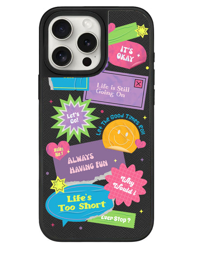 iPhone Leather Grip - Life's Too Short