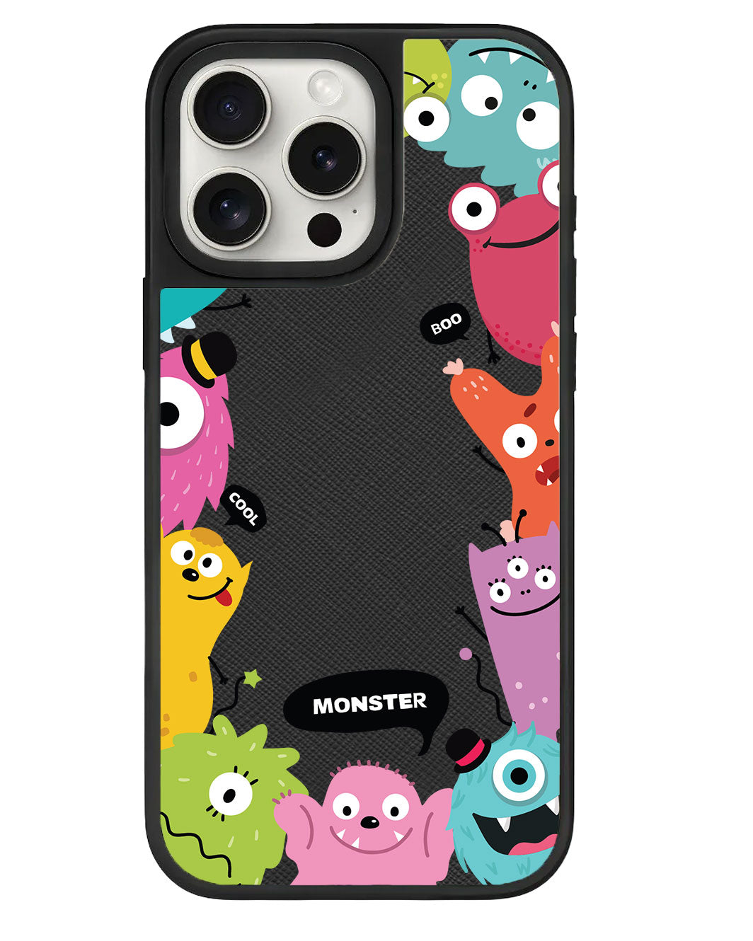 iPhone Leather Grip - Little Monster