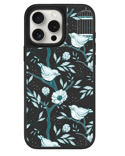 iPhone Leather Grip - Lovebird Monochrome 6.0